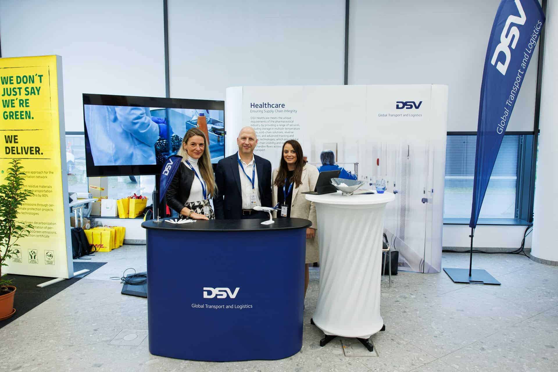 DSV – Global Transport and Logistics will be exhibiting at FlyPharma Copenhagen 2026